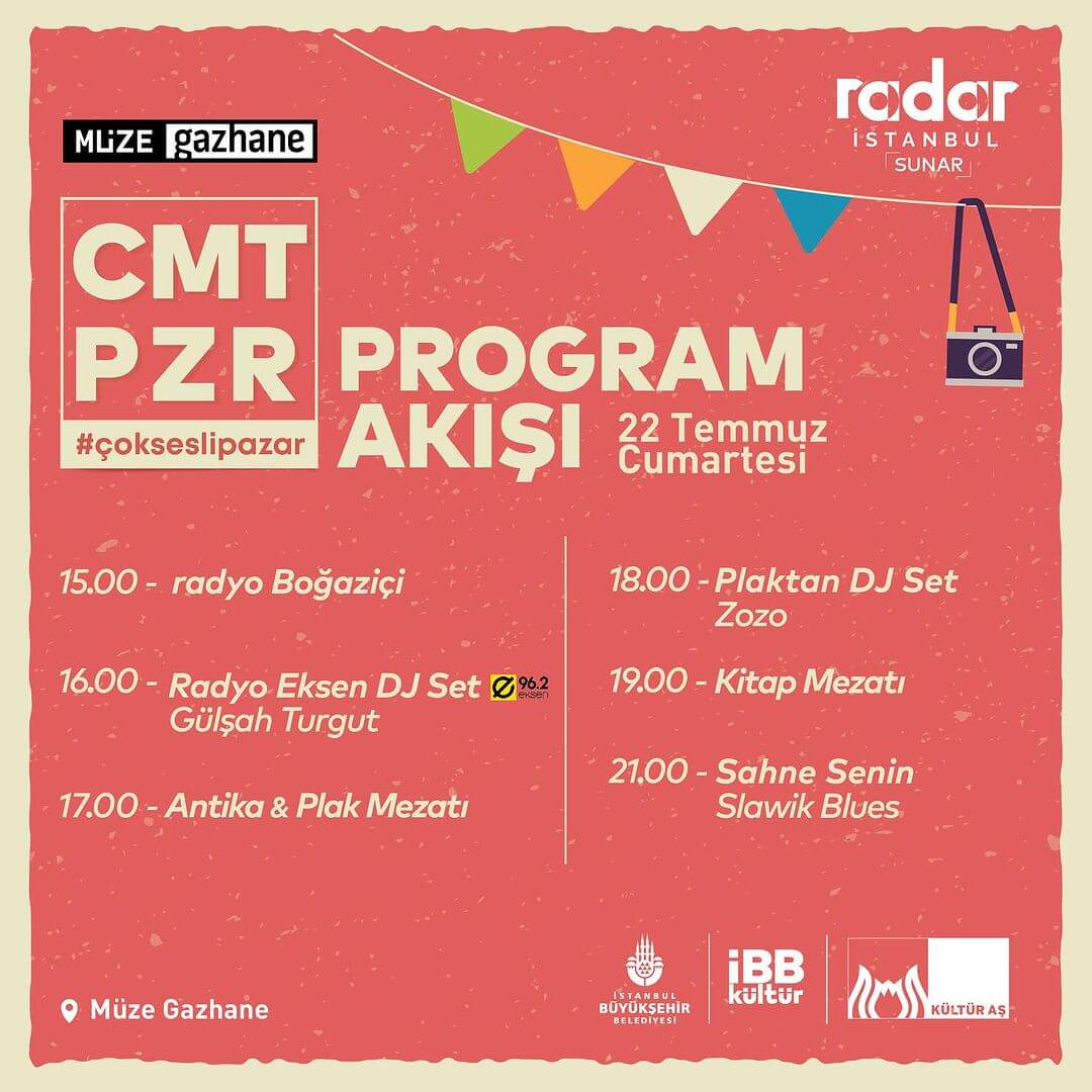 Müze Gazhane - CMTPZR, Cumartesi